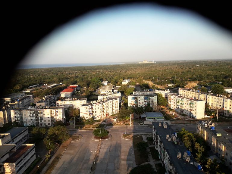 Vue sur une ville nucléaire